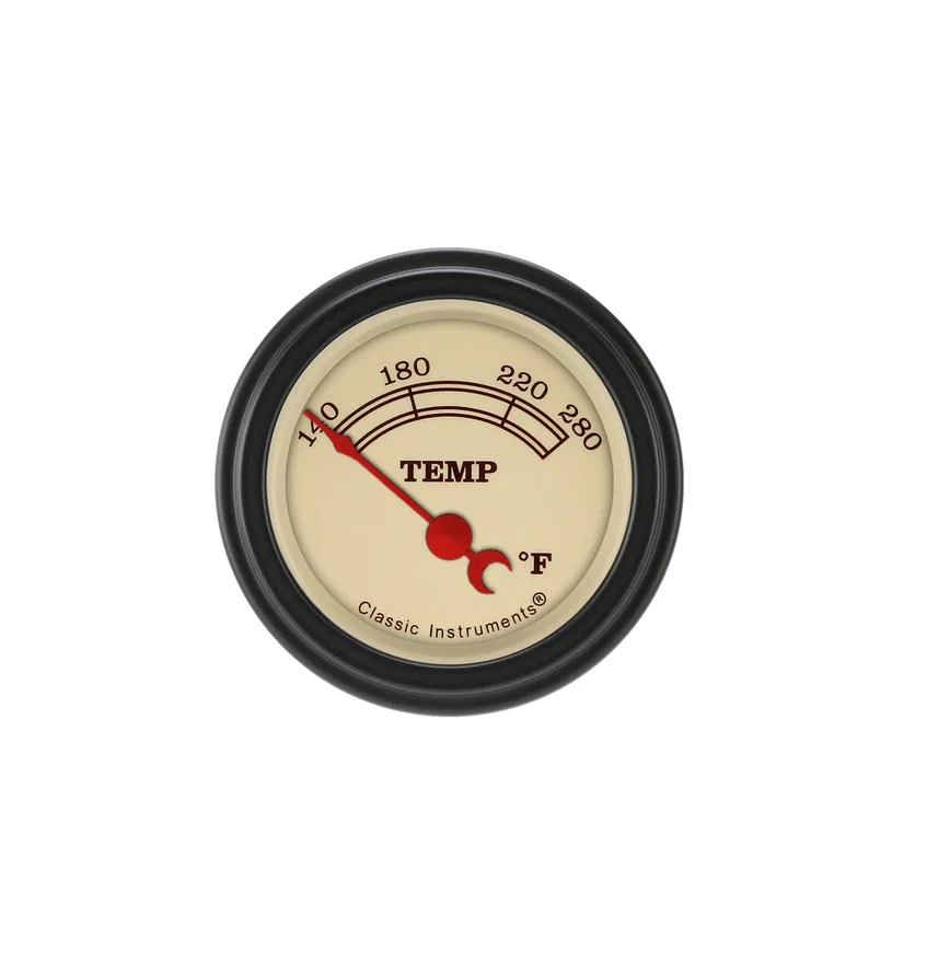 Vintage Series 2-1/8" Water Temperature Gauge