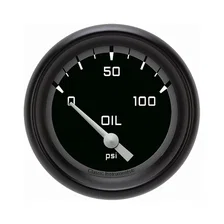 Autocross Gray 2-5/8" Oil Pressure Gauge image 1