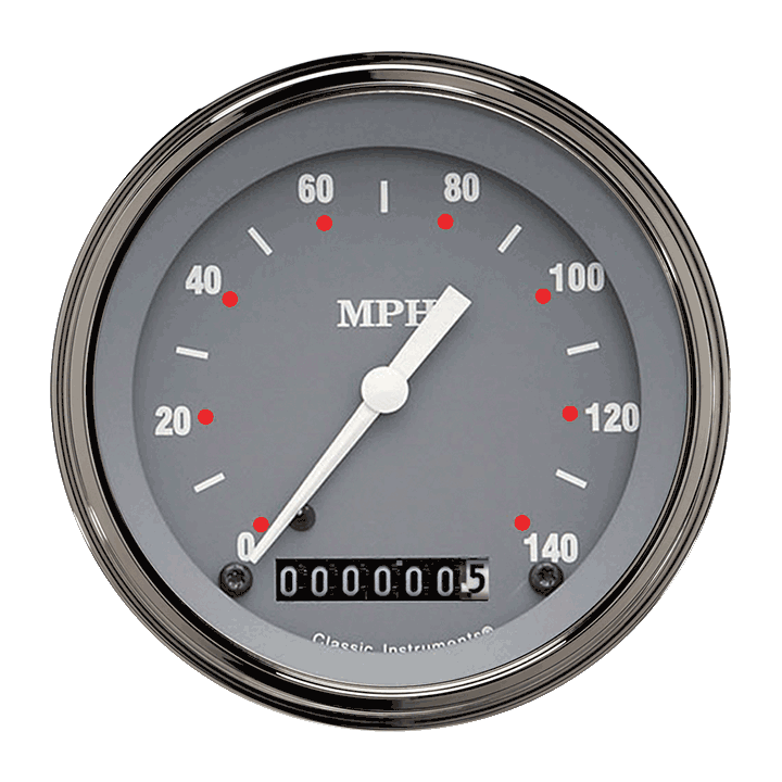 SG Series 3-3/8" Speedometer Gauge