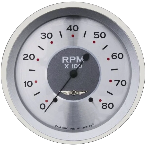 All American 5" Tachometer Gauge (8000 RPM)