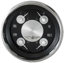 All American Tradition 3-3/8" Quad Gauge image 1