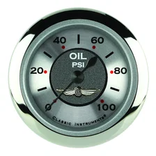 All American 2-1/8" Oil Pressure Gauge image 1