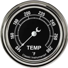 Traditional 2-5/8" Short Sweep Water Temperature Gauge image 1
