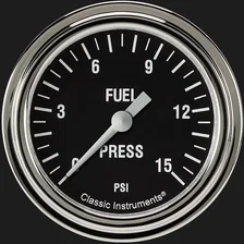 Hot Rod 2-5/8" Fuel Pressure Gauge (15 PSI) image 1