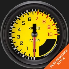 AutoCross Yellow 2-5/8" Tachometer Gauge image 1