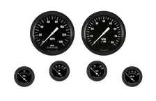 Hot Rod 5" Speedo/Tach With 2-1/8" Fuel/Oil/Temp/Volt GM image 1