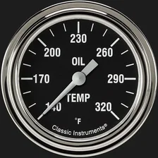Hot Rod 2-5/8" Oil Temperature Gauge image 1