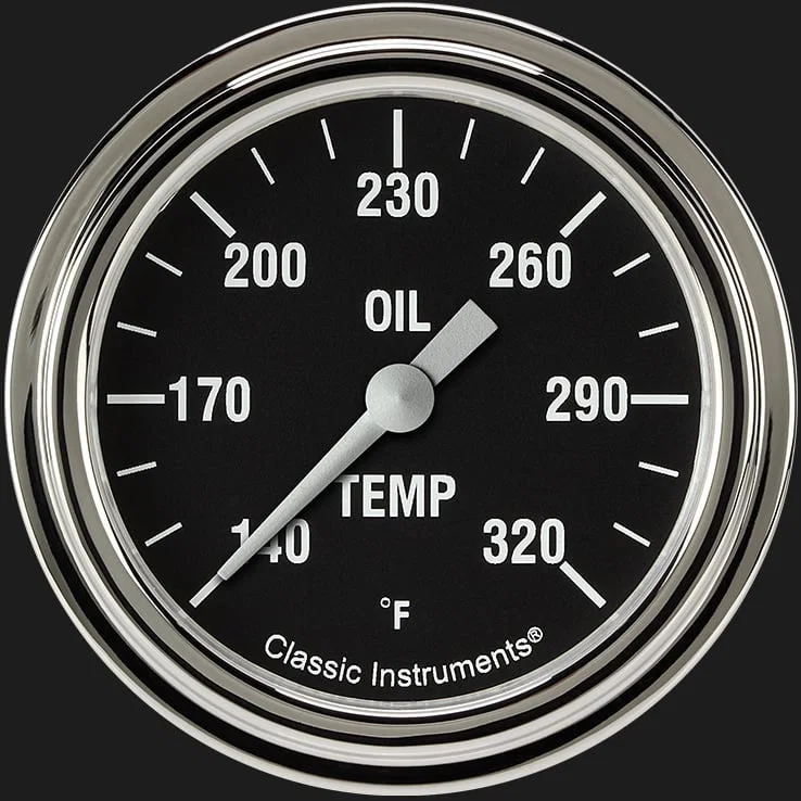 Hot Rod 2-5/8" Oil Temperature Gauge