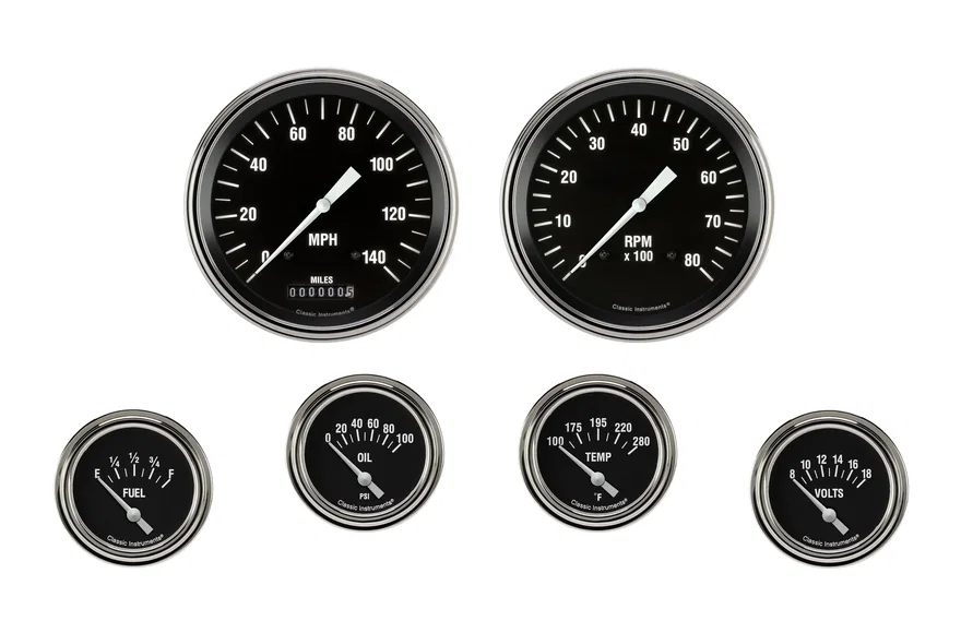 Hot Rod Six Gauge Set