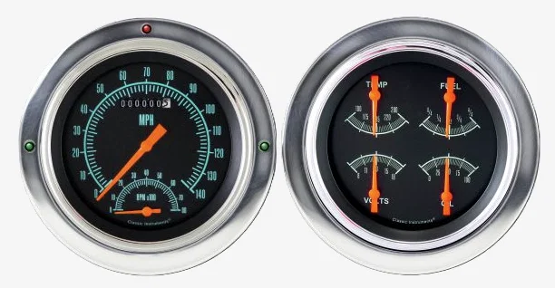 1954-55 G/Stock Chevy Truck 5" Speedtach/Quad-LS Gauge