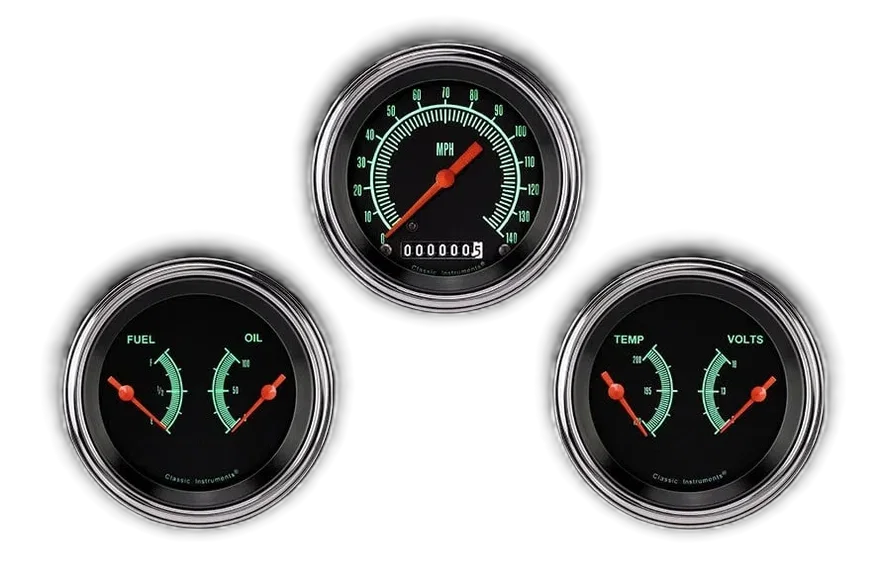 G/Stock 3" Speedo/2 Duals-GM