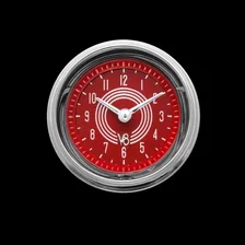 V8 Red Steelie 2-1/8" Clock image 1