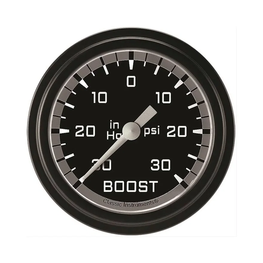 Autocross Gray 2-5/8" Boost/Vacuum Gauge