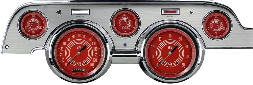 V8 Red Steelie 1967-68 Mustang