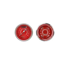 V8 Red Steelie Two Gauge Set image 1