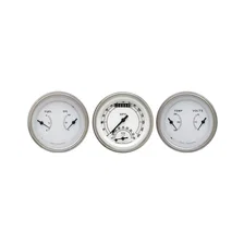 White 3" Ultimate with Two 3" Gauges GM image 1