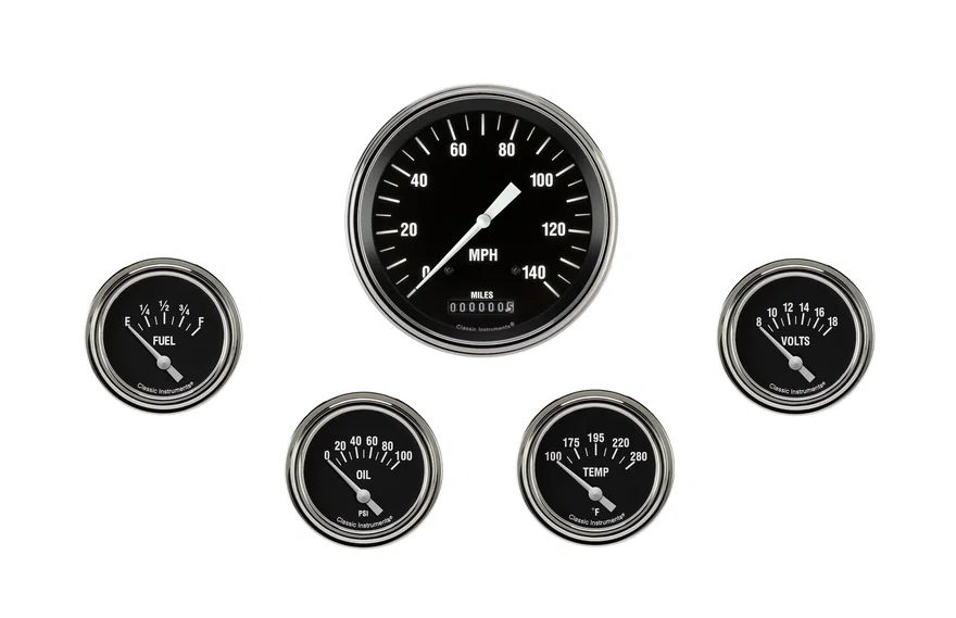 Hot Rod Five Gauge Set