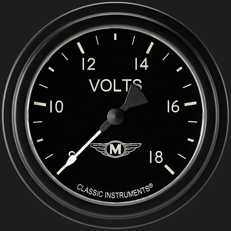 Moal Bomber 2-5/8" Volt Gauge