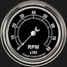 Traditional 2-5/8" Tachometer Gauge image 1