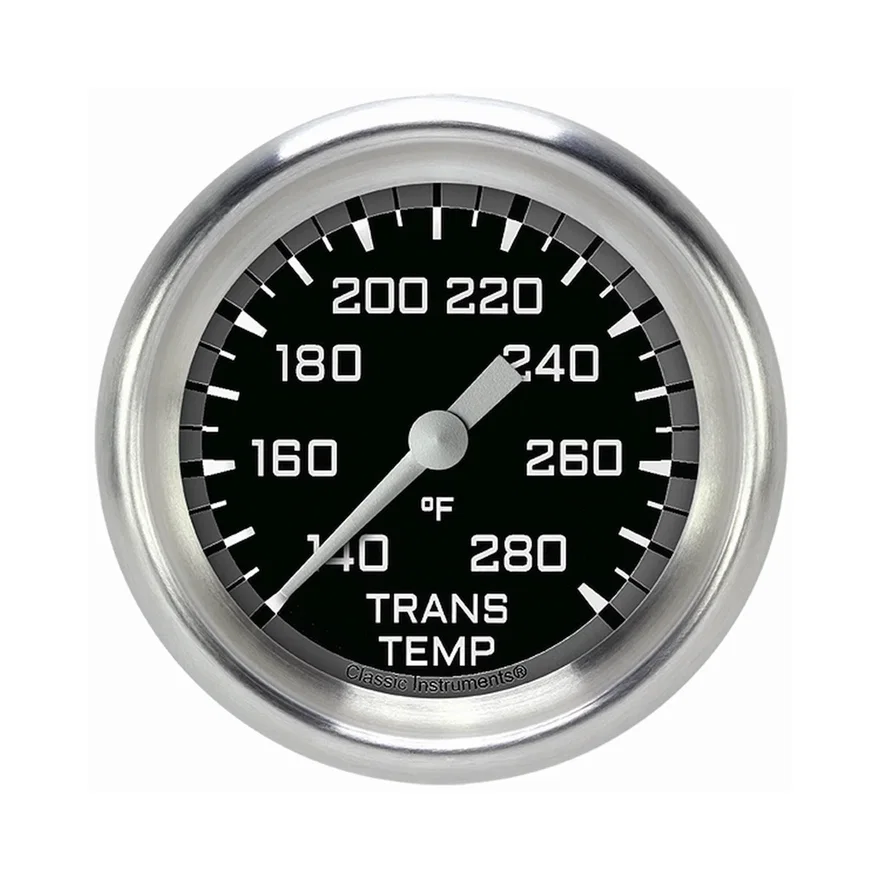 Autocross Gray 2-5/8" Transmission Temperature Gauge