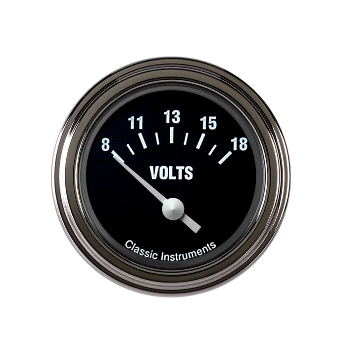Hot Rod 2-1/8" Volt Gauge