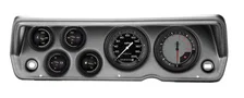 1970-76 Duster AutoCross Gray Six Gauge Set Mopar image 1