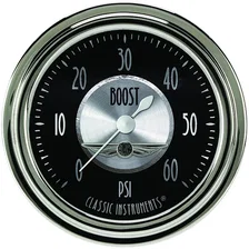 All American Tradition 2-5/8" Boost Gauge (60 PSI) image 1