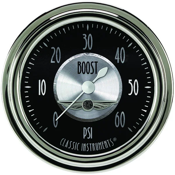 All American Tradition 2-5/8" Boost Gauge (60 PSI)
