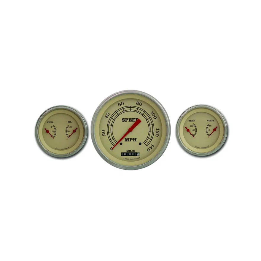 Vintage Series Three Gauge Set
