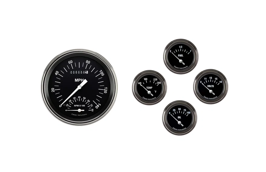 1961 - 1966 Ford Econonline Van Gauge Set Hot Rod