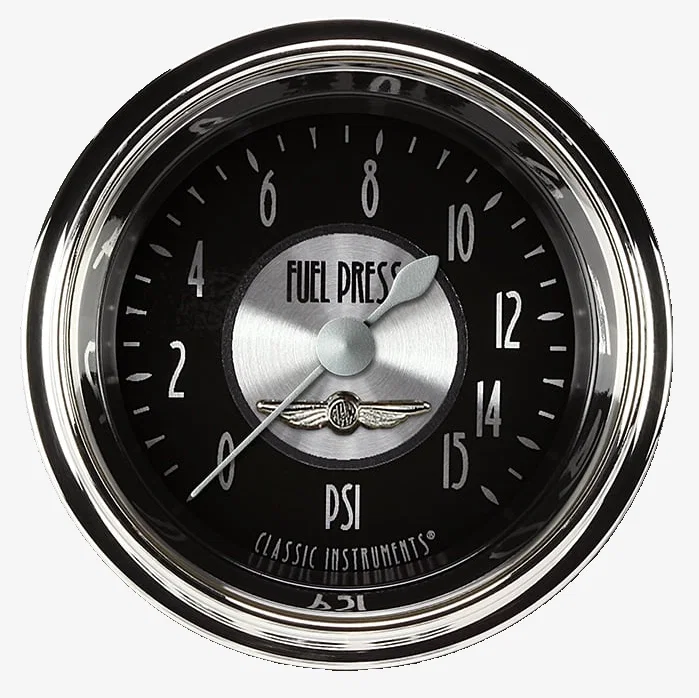 All American Tradition 2-1/8" Fuel Pressure Gauge (15 PSI)