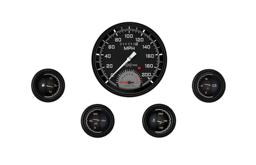 Autocross Gray 4-5/8" Speedtachular