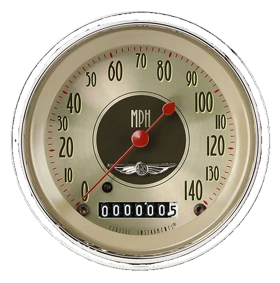 American Nickel 3" Speedometer Gauge (140 MPH)