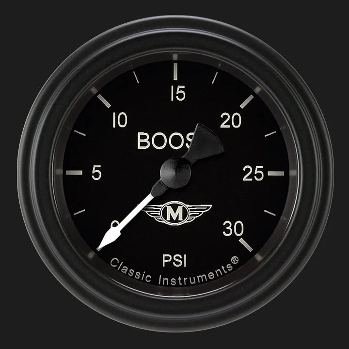 Moal Bomber 2-1/8" Boost Gauge (30 PSI)