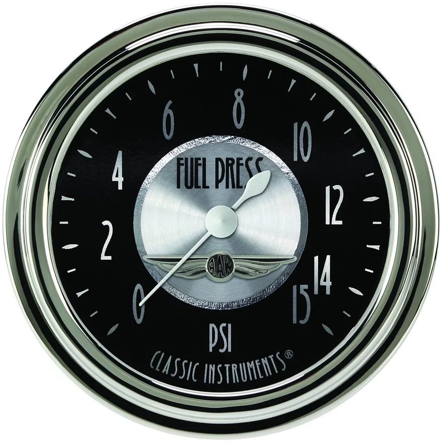 All American Tradition 2-5/8" Fuel Pressure Gauge (15 PSI)
