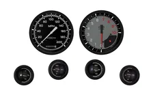 Autocross Gray Six Gauge Set image 1