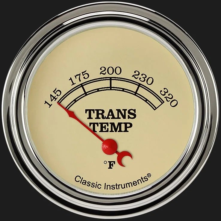 Vintage 2-5/8" Transmission Temperature Gauge