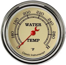 Vitange 2-5/8" Full Sweep Water Temperature Gauge image 1