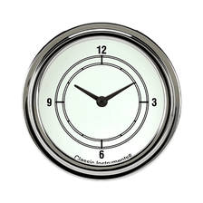 White 2-5/8" Clock image 1