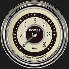 Nostalgia VT 2-5/8" Boost Gauge (30 PSI) image 1