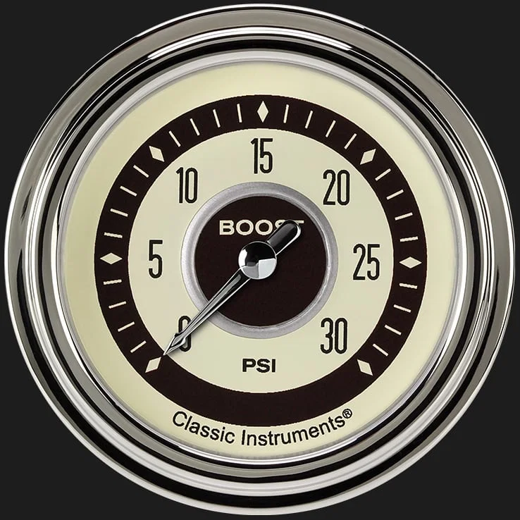 Nostalgia VT 2-5/8" Boost Gauge (30 PSI)