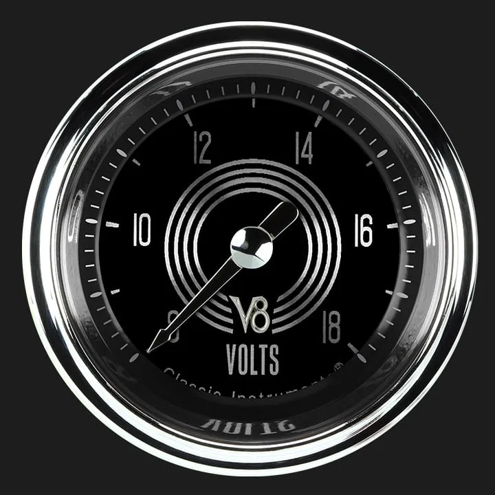 V8 Speedster 2-1/8" Volt Gauge