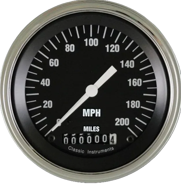 Hot Rod 3" Speedometer Gauge (200 MPH)