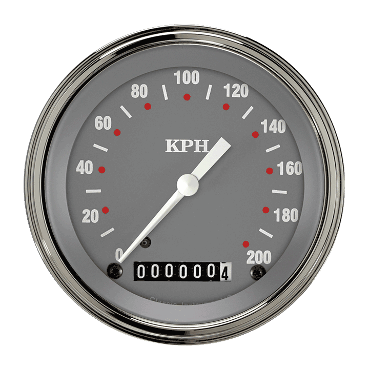SG Series 3" Speedometer Gauge (200 KPH)