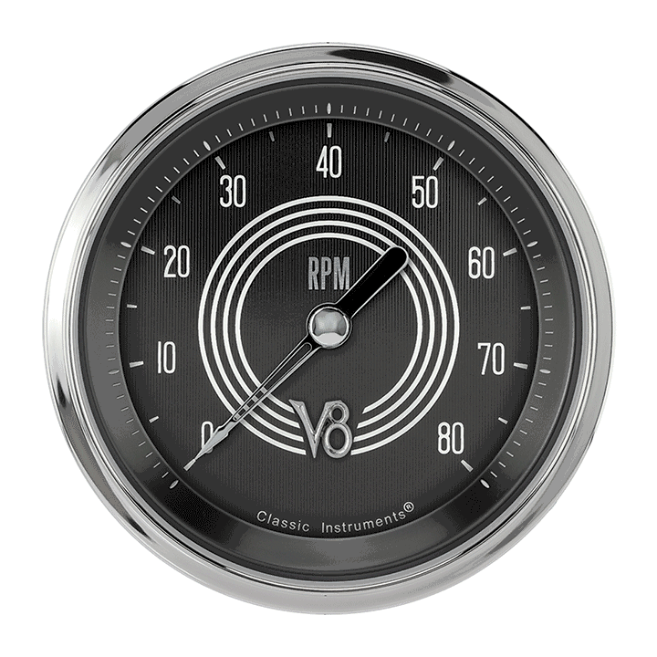 V8 Speedster 3-3/8" Tachometer Gauge