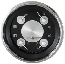 All American Tradition 3-3/8" Quad Gauge image 1