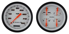 Velocity White Two Gauge Set image 1