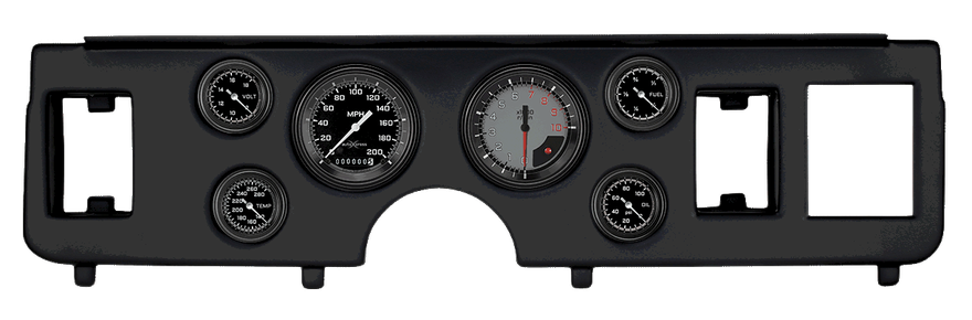 AutoCross Gray Series Full Sweep Gauge Set for Ford Mustang