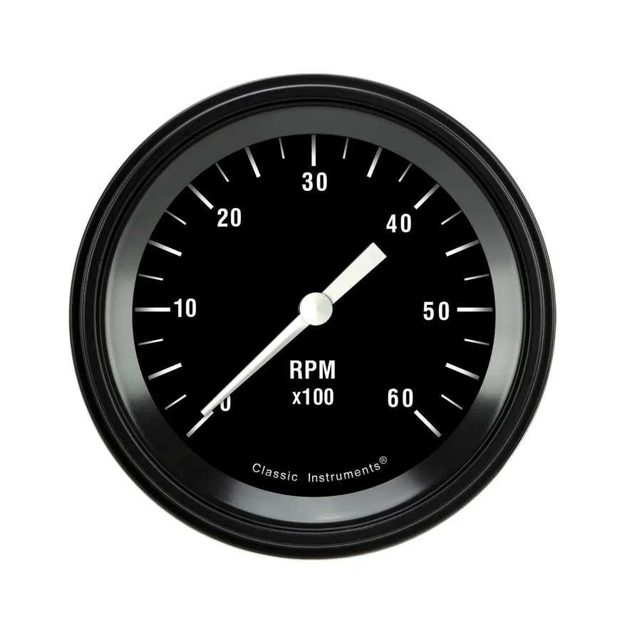Hot Rod 3" Tachometer Gauge (6000 RPM)