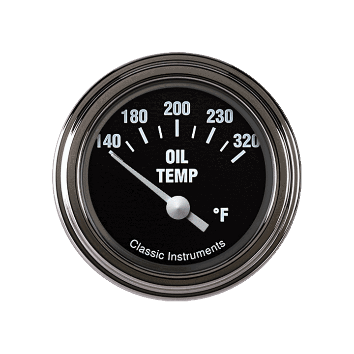 Hot Rod 2-1/8" Oil Temperature Gauge